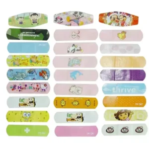 Customize Cartoon Band Aid Medical Self adhesive Pu Colored Band Aid