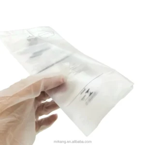 Customize Size Transparent PE Pouch Tear resistance Disposable Bag Hot Stamping for Surgical Tools Medical Consumables Packaging