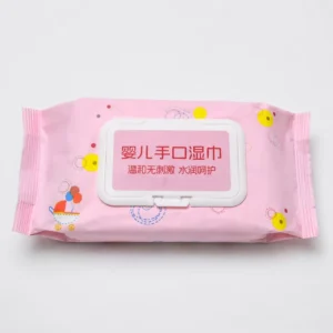 Customized 15*12cm 80pcs 99% Purified Water Baby Wipes Skincare Alcohol free Baby Wet Wipes with Aloe Vera