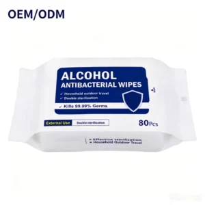 Customized 75% Alcohol Wipes Household Hand Sanitizing Wet Wipes