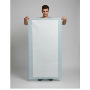 Customized 80*150cm Large Disposable Medical Bed Sheet Leak Proof Incontinence Bed Pad 5 Ply Non Woven Fabric
