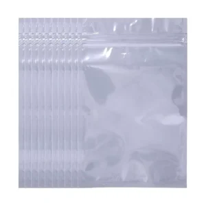 Customized Anti Static Shielding Zip Lock Bag PE Heat Seal Closure for Salad Cake Lollipop Packaging 100pcs MOQ