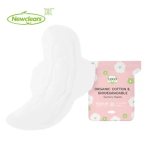 Customized Brand Lady Menstrual Pads Eco-friendly Women’s Overnight Heavy Flow Period Sanitary Pads with Wings Newclears
