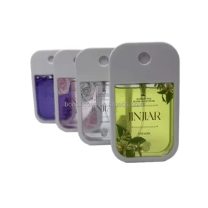 Customized Brand Logo Touch Hand Sanitizer Fruit Flavor Hand Wash Perfume Spray