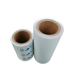 Customized Coated Hard Medical Grade Paper Foil Heat Seal with PVC Bottom Blister Roll for Syringe Packaging