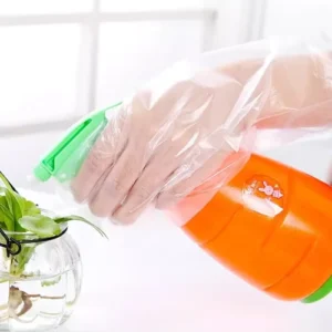 Customized Color S/M/L/XL/XXL Keep Clean Food Hygiene TPE Clear Plastic Disposable Glove