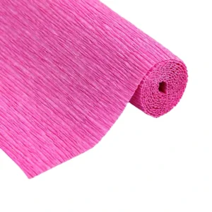 Customized Color Single Side Coated 100% Virgin Pulp Crepe Paper Jumbo Roll for Flower Making