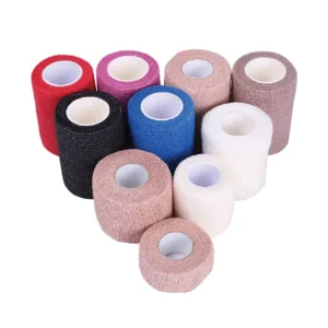 Customized Colored Emergency Medical Bandage Self Adhesive Elastic Non Woven Bandage