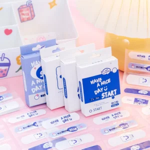 Customized Cute Animated Cartoon Band Aids Private Label Home Adhesive CE Certified Waterproof EO Sterilized 3 X 1 100