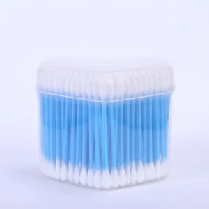 Customized Disposable Plastic Cotton Swabs with Pointed and Flat Heads and Heart Shape Packaging (260 Pieces Carton)