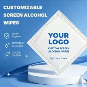 Customized Extra Soft 5x5cm Wipes Individually Wrapped Non Woven Eco Friendly Portable Commuters TravelCleansing One Wipe for