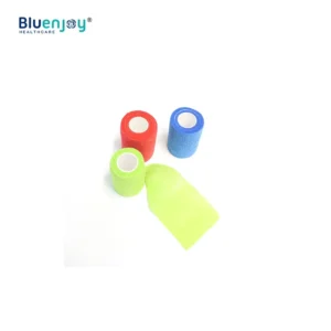 Customized Factory Non Woven Colored Sports Elastic CE Certified Class I 7.5cm*4.5m Self Adhesive Cohesive Bandage