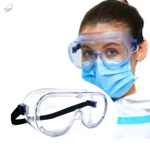 Customized Fully Enclosed Anti Fog Safety Glasses Goggles with PC Frame Clear and Splash Resistant