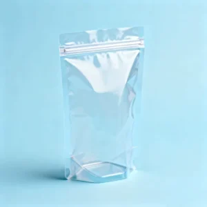 Customized Heat Seal Coffee Stand up Pouch Transparent Zipper for Pet Food Resealable Ziplock Bags