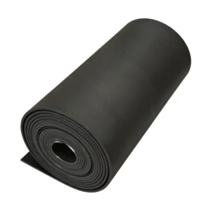 Customized High Density EVA Foam Roll with Glue on One Side Black White Safe Cushioning FR-021