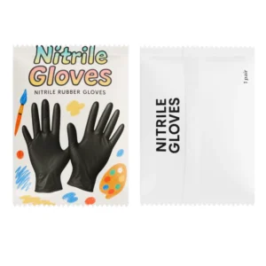 Customized High Quality Disposable Nitrile Gloves Acid Alkali Proof Nylon Lining Oil Waterproof Disposable Nitrile Gloves