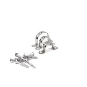 Customized Industrial Stainless Steel Polished U-shaped Saddle Clamp Fastener for Pipe