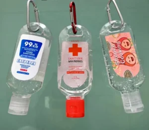Customized LOGO Children’s Hand Cleaning Sanitizing Gel Liquid Hands Free Handsanitizer Vitamin E Chemical Ingredient