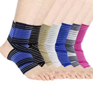 Customized Logo Ankle Sprain Football Thin Elastic Bandage Elastic Ankle Support Sports Ankle Protector