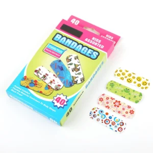 Customized Logo Cute Cartoon PE Waterproof Antibacterial CE Certified Medical Grade Hypoallergenic Class I Band Aids