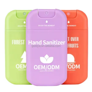 Customized Logo Hand Sanitizing Chemical Flower Fruit Scent 99.99% Germ Protection Hydrating Hand Sanitizer
