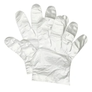Customized Logo Medium Size Summer Winter Plastic Hand Gloves HDPE Food Grade Disposable for Cleaning Hand Gloves Natural Color