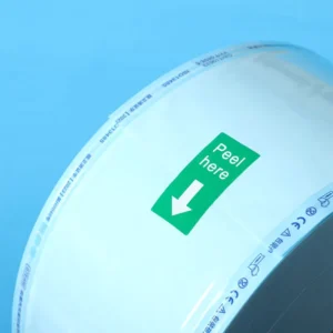 Customized Medical Dental Flat Sterilization Pouches Rolls Heat Sealing Sterile Pouch