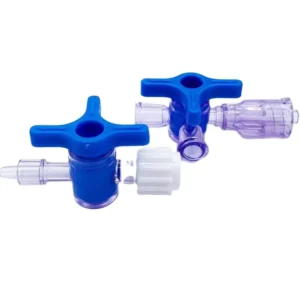 Customized Medical Nutrient Solution Three Way Luer Valve Check Structure Manual Operation High Temperature Resistant PC+PE