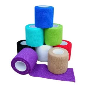 Customized Multi functional Self adhesive Bandages Non woven Fabric Medical 2.5cm*4.6m Ozone Disinfecting Class I Bandages