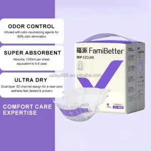 Customized OEM Disposable Urine Pads for Adult Urinary Incontinence Large Disposable Incontinence Pads