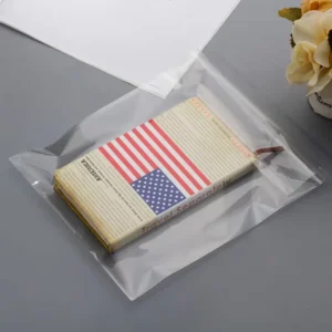 Customized Packaging Transparent Clear Opp Plastic Bags With Self Adhesive Opp Bags