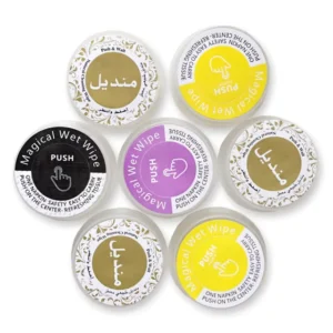 Customized Push Magic Capsule Wet Wipes Make up Removal Disposable Tissue Push Wet Wipes