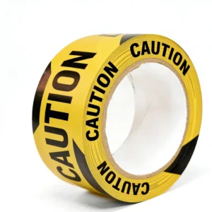 Customized Rubber Colored PVC Waterproof Self Adhesive Safety Caution Warning Mark Tape Roll
