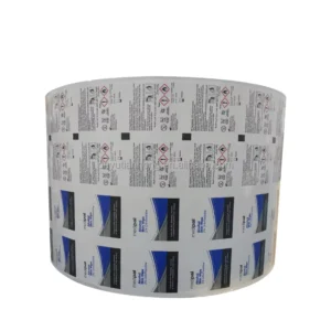 Customized Service Cleaning Wet Wipes Packaging Coated Medical Grade Aluminum Foil Laminated Paper Roll for Pharmaceutical Use