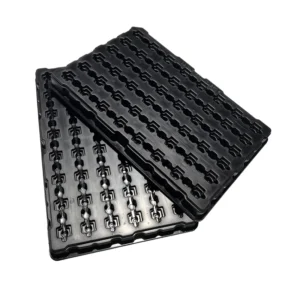 Customized Shape ABS Plastic Vacuum Forming Large Blister Electronic Tray Component Tray