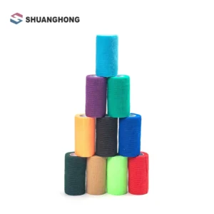 Customized Solid Color High Elasticity Sports Tape Non woven High Elasticity Adhesive Bandage