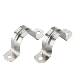 Customized Thickness U Type Zinc Finish Stainless Steel PVC Metric Pipe Fitting Saddle Clamp OEM for Mining Applications