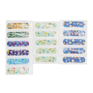 Cute Wound Plaster Breathable Band aid Adhesive Bandage Printed Private Label Band Aid Manufacturer Custom Logo