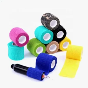 DAYSHOW Tattoo Accessories12pcs Tattoo Self Adhesive Elastic 5cm Wide Elbow Tattoo Bandage Nail Tapes Finger Protection Wrap