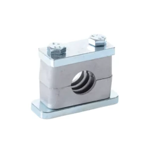 DIN 3015 Saddle Clamp with Bolts Connects 6mm to 42mm Aluminum Pipe Inch and Metric Measurement System
