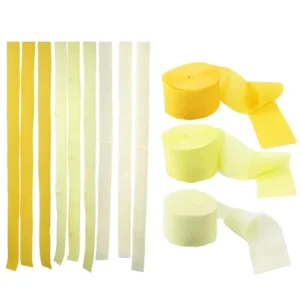 DIY Crepe Paper Roll Decoration for Handicraft Christmas Valentine’s Day and Graduation Celebrations 4.5cm*10m