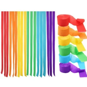 DIY Paper Crepe Decoration DIY Crepe Paper Roll for Handicraft