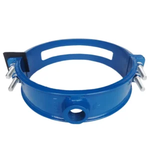 DN315 Standard HDPE Pipe Fitting Cast Iron Saddle Clamp