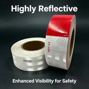 DOT C2 High Intensity Adhesive Reflective Tape Sticker Safety Warning Reflector for Truck