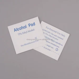 Daily Electronic Gadget Cleaning Alcohol Swabs 75% Ethanol Disposable Non Woven Pads 3x6cm
