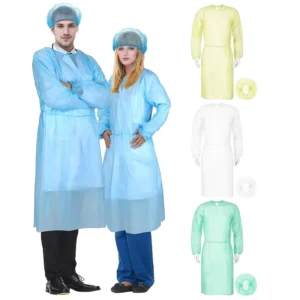 Dark Blue Disposable Gown Hospital Examination Isolation Blouse Medical Protective Clothes