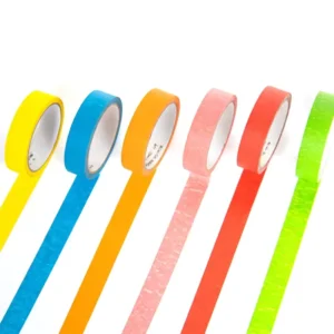 Decorative Tape Colorful Masking Tape No Glue Residue Small Roll 12mmx10m