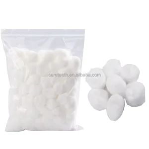 Dental Material 100% Cotton Absorbent Sterile Cotton Balls Cotton Roll