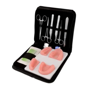 Dental Oral Practice Gums Model All in One Pocket Dental Suture Kit Set Surgical Dental Suturing Practice Training Pad