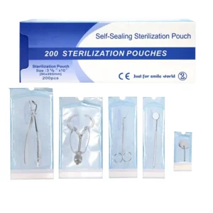 Dental Sterilization Pouch Disposable Self Sealing High Temperature Sterilization Pouches for Dental Hospital Clinic